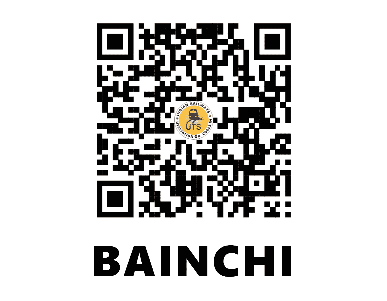 UTS QR Code for BAINCHI - BOI (ER - WEST BENGAL)